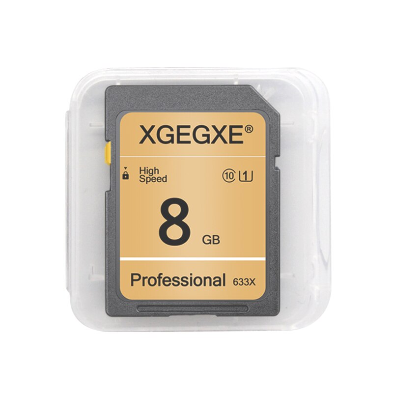 XGEGXE 64GB Camera Memory Card 32GB Class 10 High Speed 4GB 8GB 16GB UHS-1 Professinonal Flash Card For Camera: 8GB