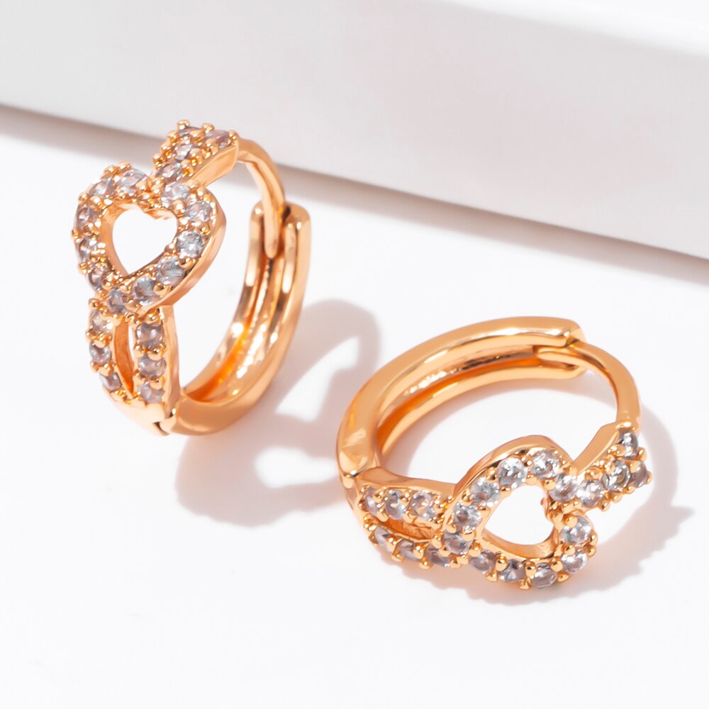 Essff adorável doce coração design brincos de argola para mulheres meninas piercing círculo brinco delicado pequenos presentes acessórios jóias