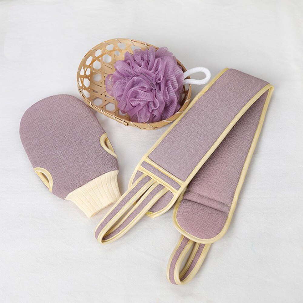 Back Strip Bath Ball Bath Towel Scrub Thickening Suit Rubbing Back Mud Peeling Body Scrubber Bathroom Clean Skin Brushes