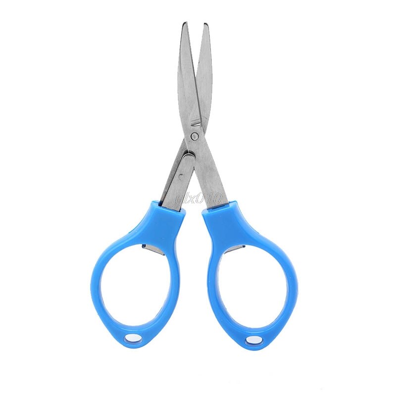 Stainless Steel Folding Scissors Fishing Scissor Keychain Camping Mini Cutter S04: 3