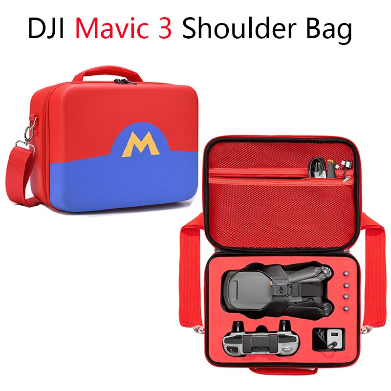 DJI Mavic 3 Carrying Storage Case Shoulder Bag Waterproof Hardshell Suitcase Handbag Mavic 3 Drone Accessories Storage Box: shoulder bag 1