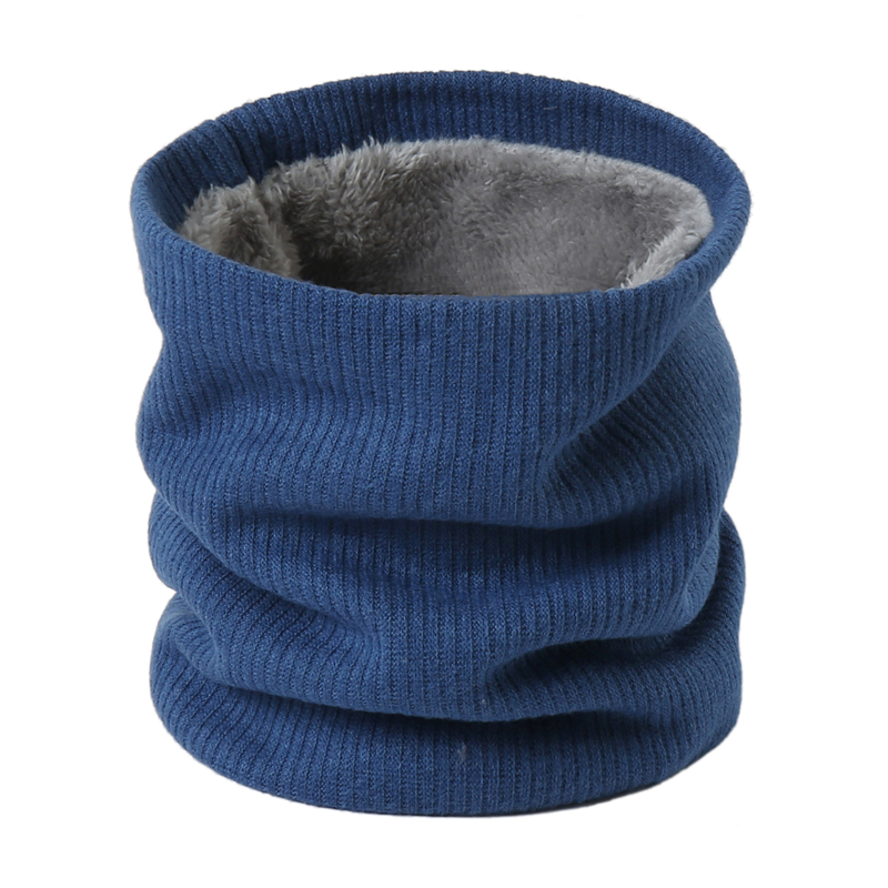 hiver femmes écharpe tricot foulard dame foulards anneau femme foulard cachemire imitation peluche hommes masque col écharpes: Royal bule