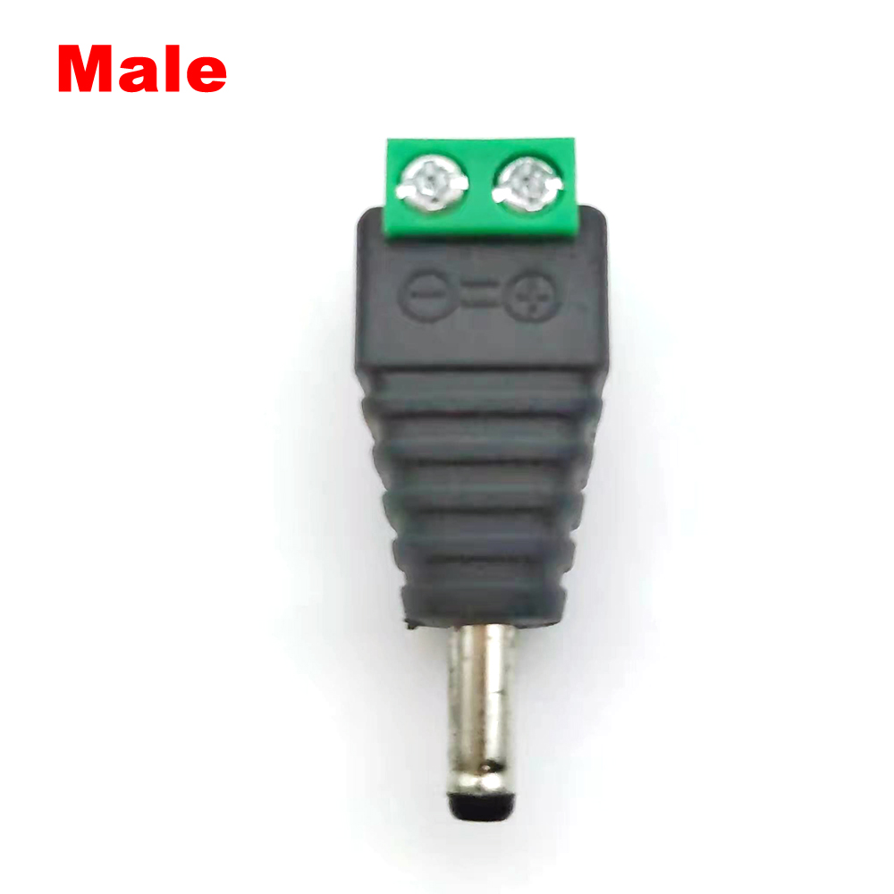 5pc 5.5mmx2.5mm 3.5mmx1.35mm Female Male DC Power Plug Adapter Female Plug Jack Adapter Connector Male Plug Socket: 3.5mmx1.35mm male