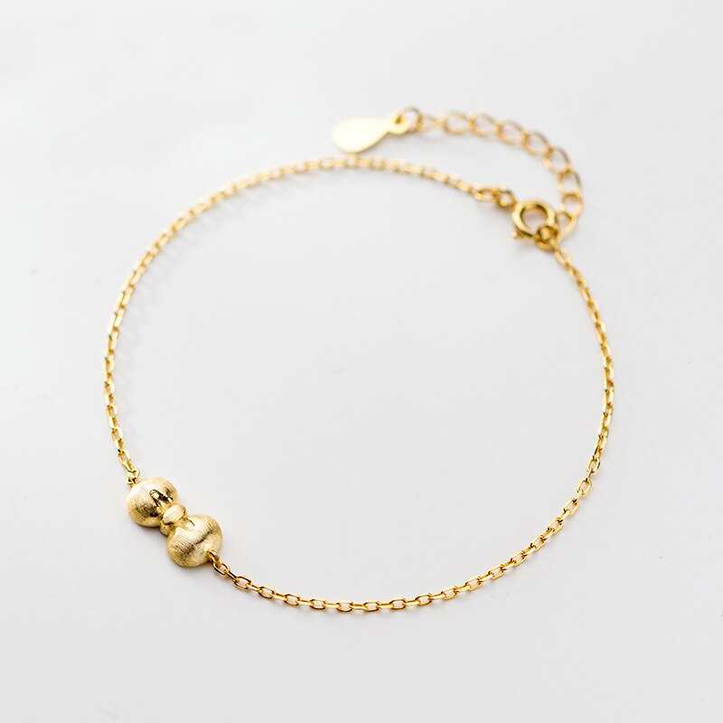 Mloveacc trendige 925 sterling silber goldene schleifen-fußkettchen für damen fuß- und knöchelschmuckherstellung