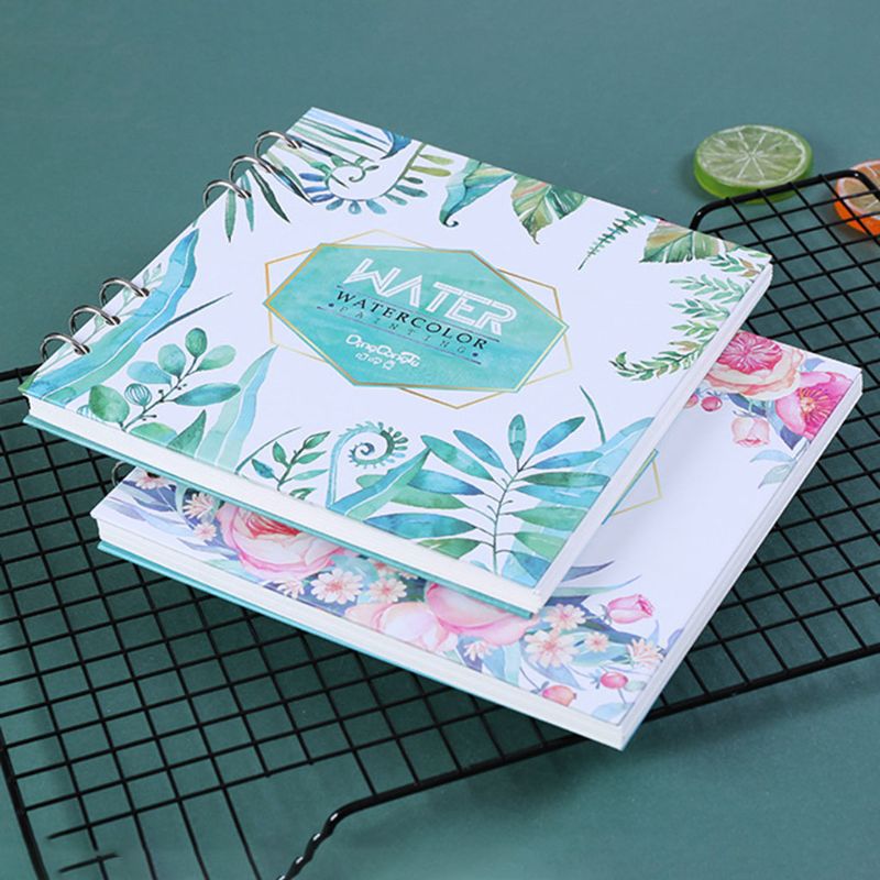 Papel de acuarela 300g/m2, 20 hojas pintadas a Color agua, libro de pintura, suministros de arte escolar C26