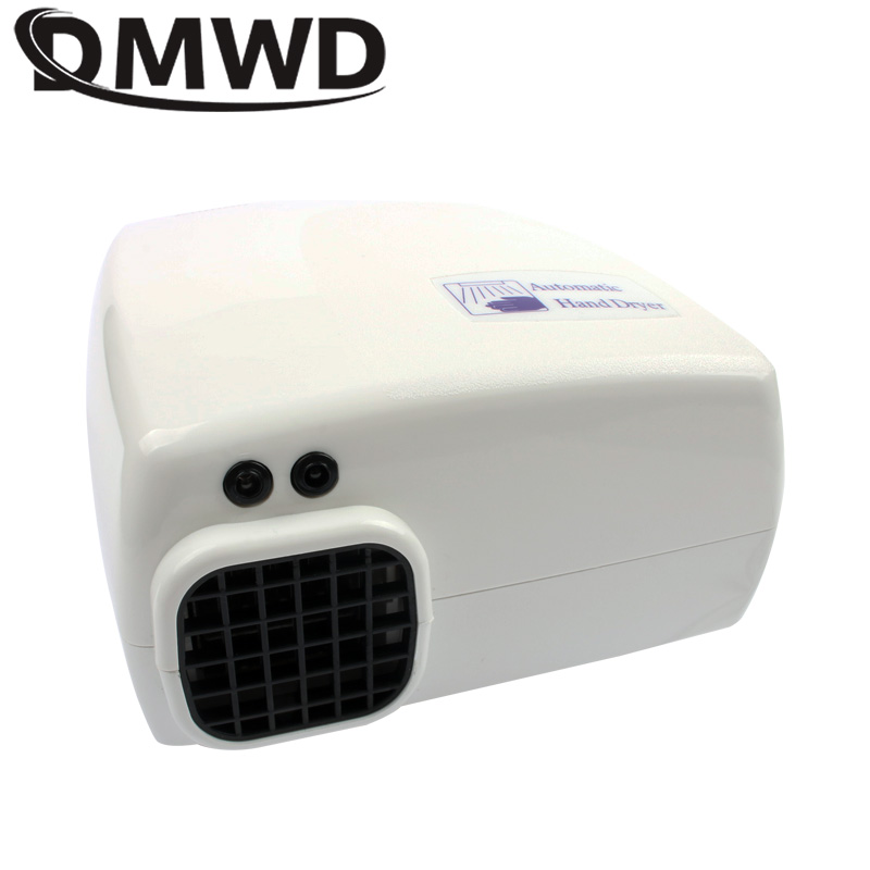 DMWD Hotel Electric sensor jet hand dryer automatic hands dryers Induction hand-drying device Bathroom air wind Blower EU US