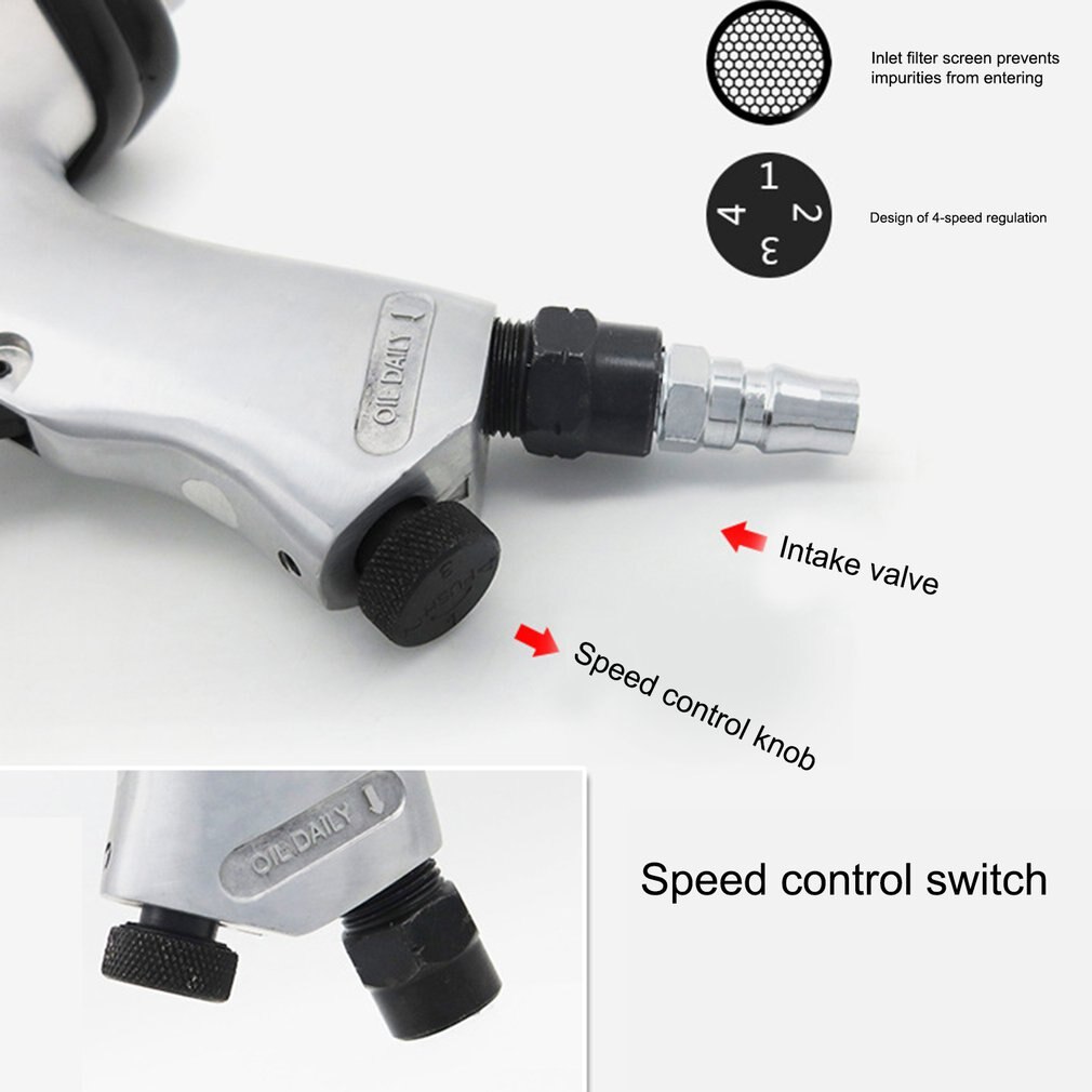 Air Pneumatic Wrench 1/2 35KG Air Pneumatic Spanner Large Torque Tire Removal Tool Nut Sleeves Pneumatic Power Tools