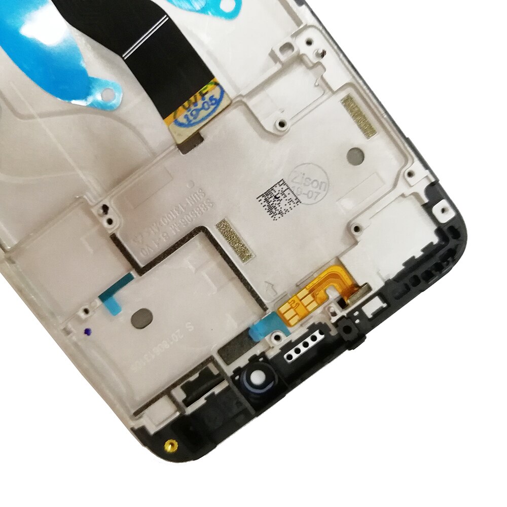 5.45 " lcd med ramme for xiaomi redmi 6 m1804 c 3dg lcd redmi 6a m1804 c 3cg display digitizer berøringsskjermmontering redmi 6a display