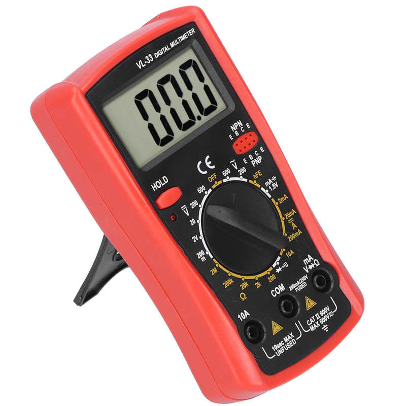 Electronic Multimeter LCD Digital Multimeter Voltage Resistance Current Electric Tester Meter