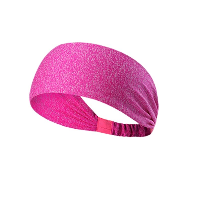 FDBRO Sport Sweatband Fitness Running Headband Gym Workout Yoga Anti-slip Elastic Hair Band Football Basketball Sports Safety: A16-04