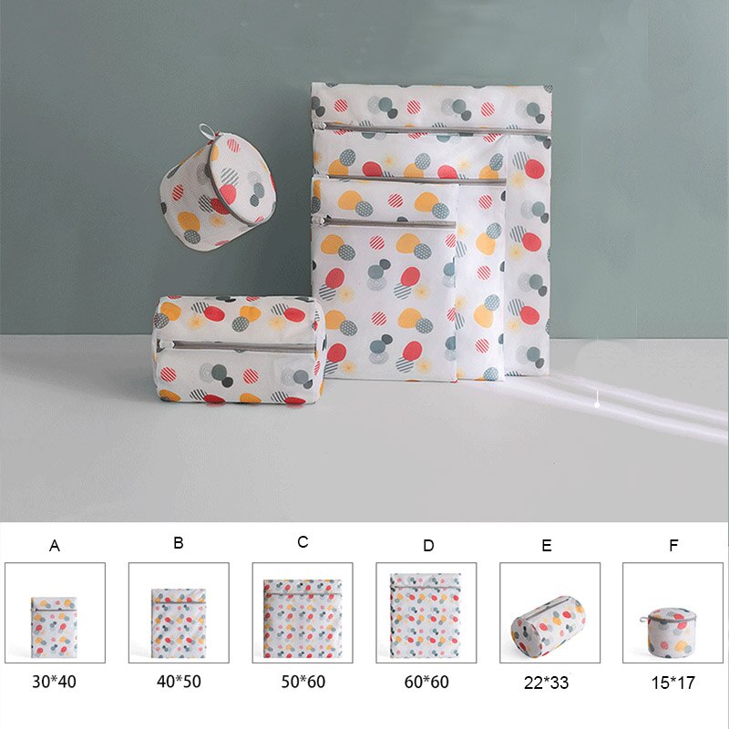 Waszakken voor wasmachine mesh bh ondergoedzak voor kleding wasbesparende bh wassen lingerie bh waszak: F ronde s