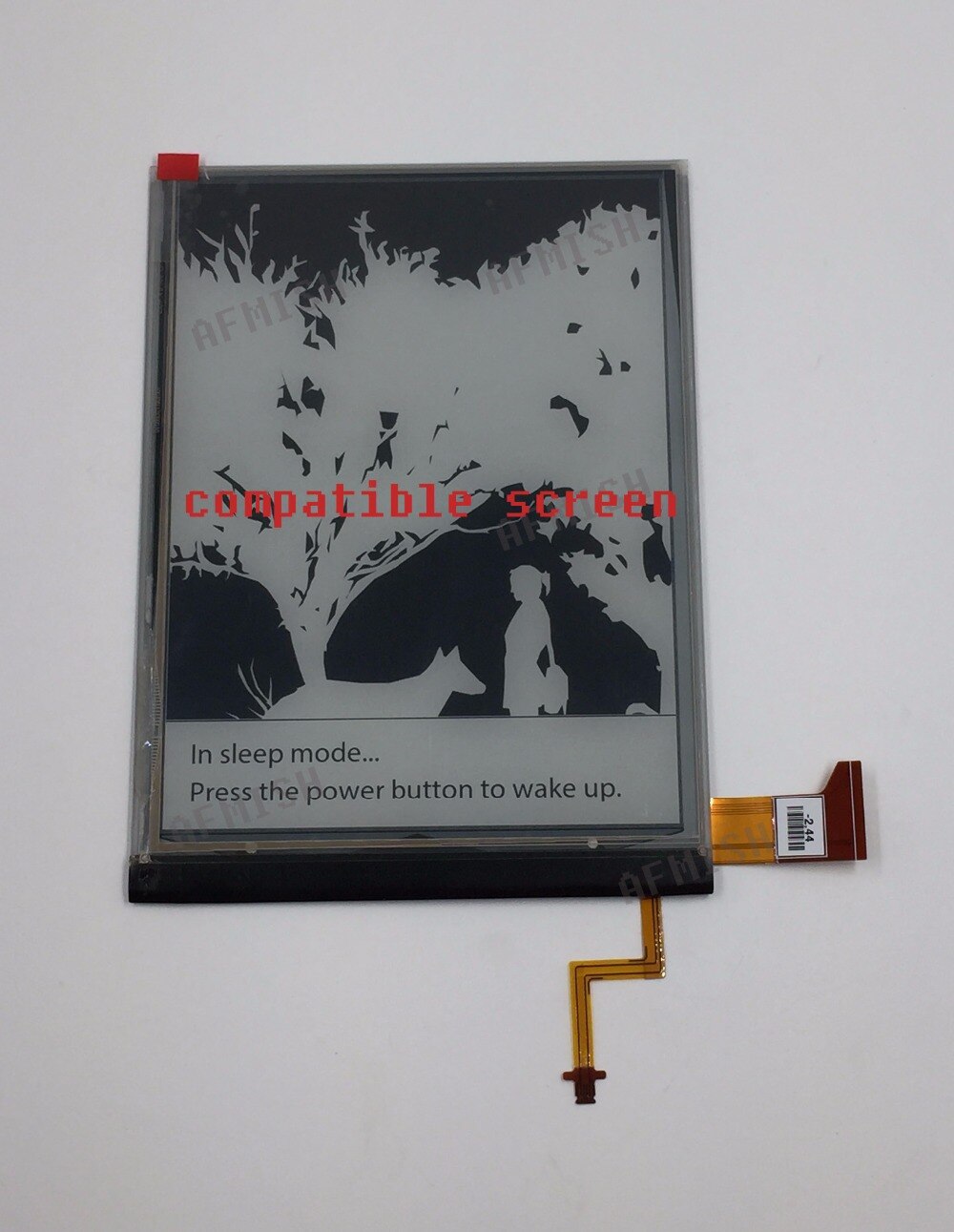 100% eink LCD Display screen for DIGMA R658 with backlight no touch screen is matte 1024*758