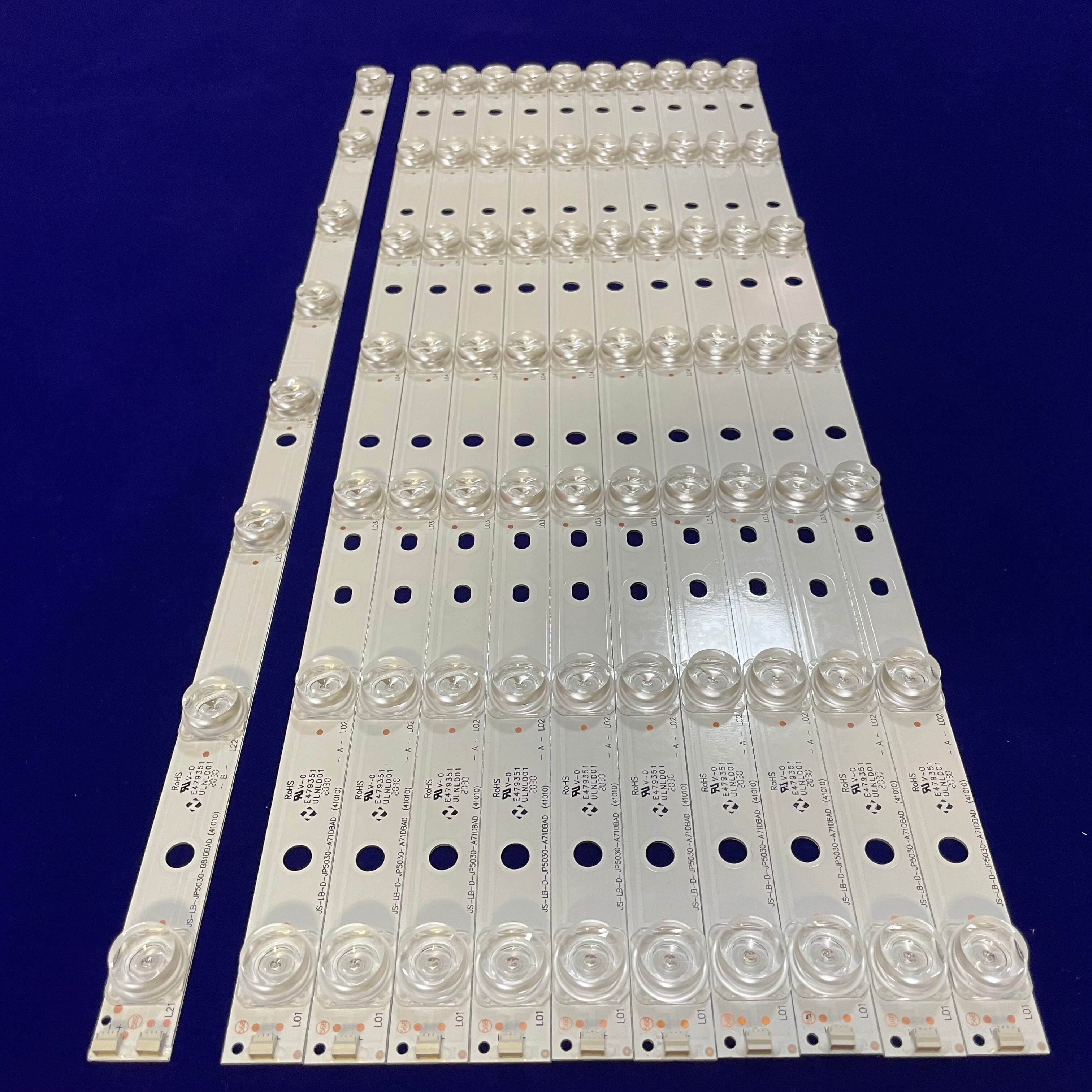 11PCS LED Backllight bande pour UN55FH6200 UN55FH6030 UN55EH6070 UN55EH6050 UN55EH6030 UN55EH6001 UN55EH6000 UN55EH6000FXZA CH01