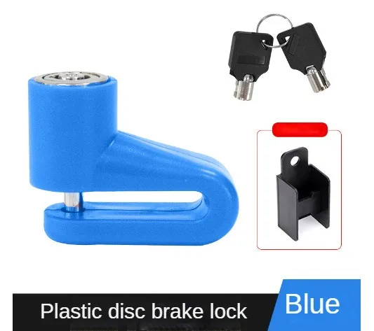 Motorrad-Diebstahlsicherung, Fahrrad-Rad-Scheibenbremsschloss, Vorhängeschloss mit 2 Schlüsseln für Mountainbike, Elektroroller, Motorrad
