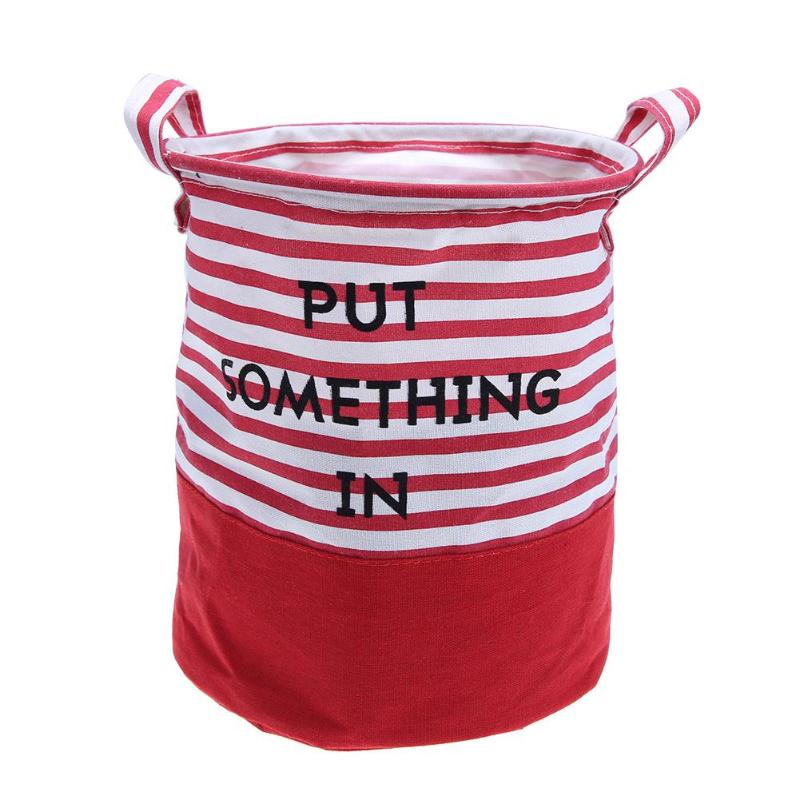 Folding Laundry Storage Basket for Toys Geometry Storage Barrel Standing Clothing Storage Bucket Laundry Organizer Holder Pouch: D