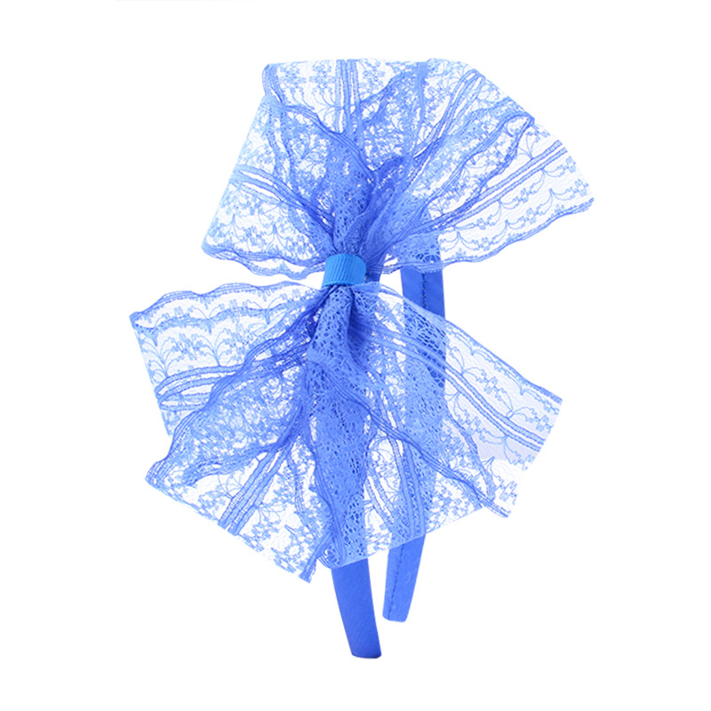 80's Kanten Hoofdband Kostuum Accessoires Voor Jaren 80 Themafeest, Zonder Hoofdpijn Neon Kanten Strik Hoofdband: Black