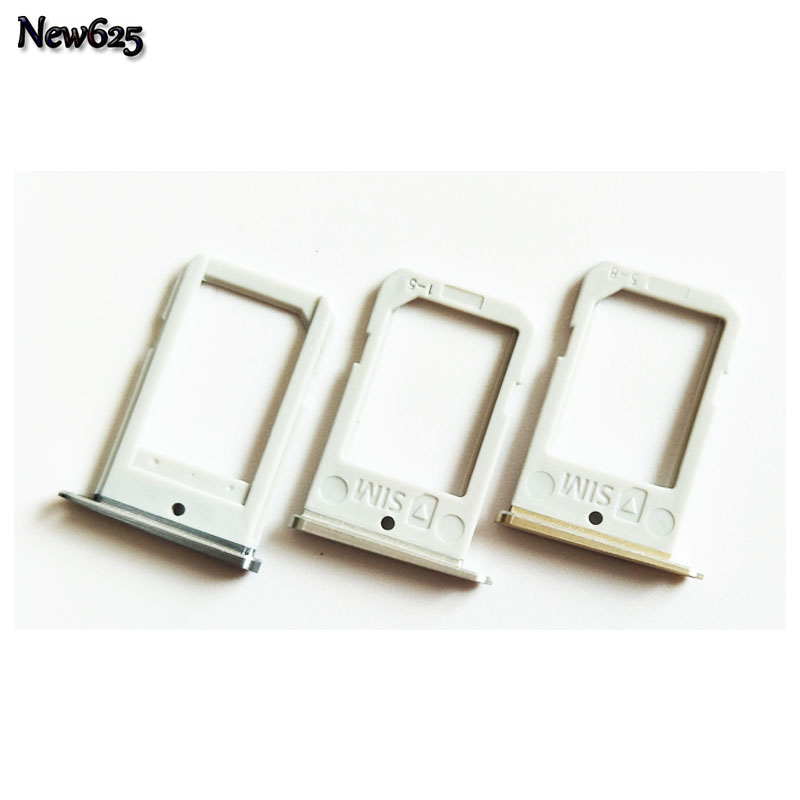 SIM Card Reader Lade Houder Slot Voor Samsung Galaxy S6 Rand G9250 G925F G9208 G920F Single/Dual sim Lade Houder