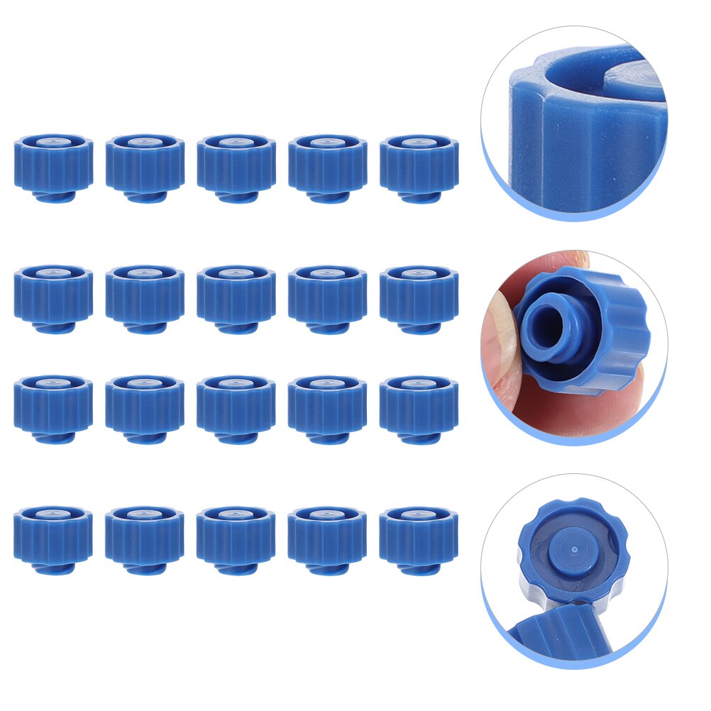 50 Stuks Spuit Tip Caps Plastic Luer Lock Caps Doseren Naald End Caps