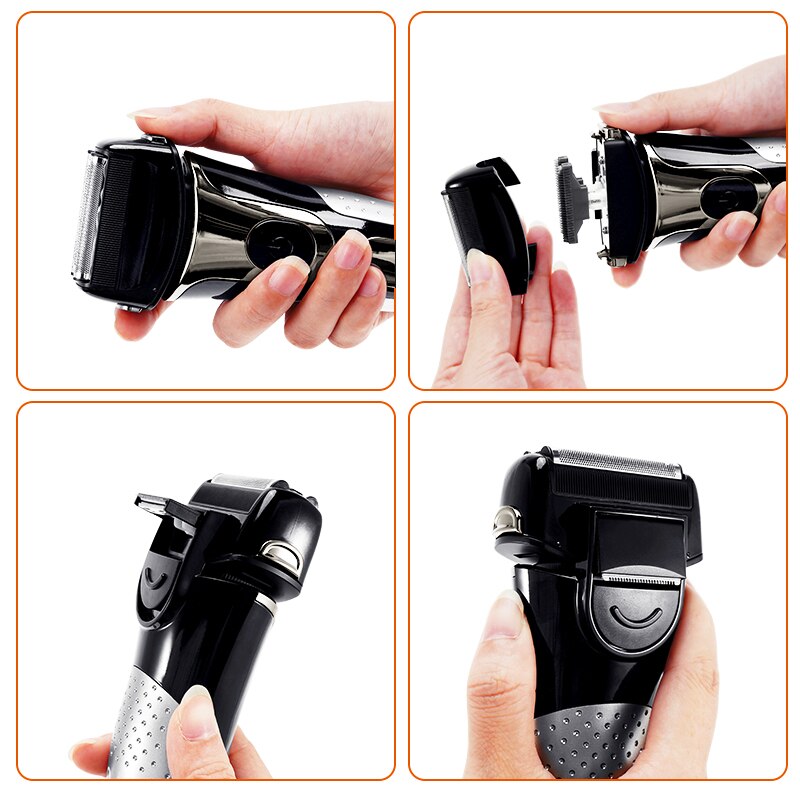 Reciprocating Electric Shaver for Men With Sideburns Knife USB Charging Beard Trimmer Shaving Men's Shaver Trimmer for Men