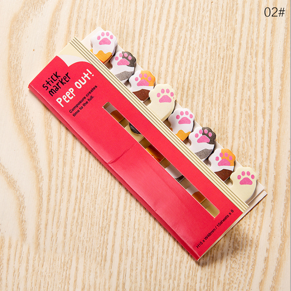 Cute Cartoon Memo Pad Cartoon Animals Musical Paper Post It Sticky Notes Writiing Pads For Girls School Stationery: 02