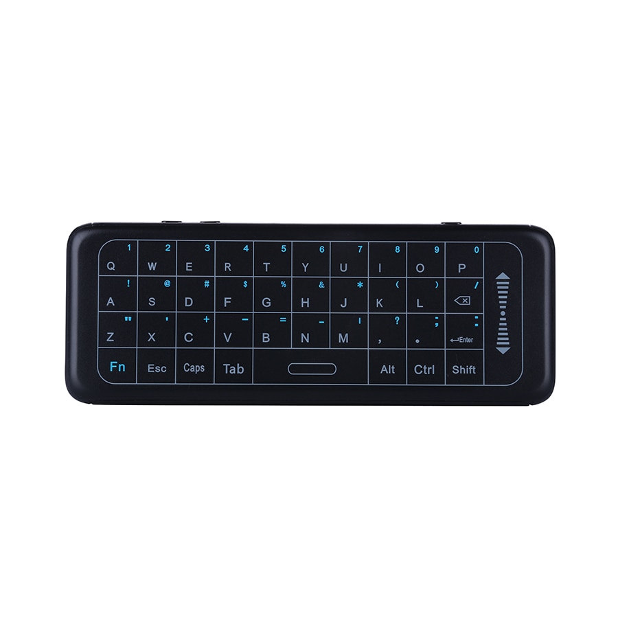 Newest Mini Wireless Keyboard 2.4G Russian Touchpad Voice Remote 7 Color Backlit USB Keyboard For PC Smart TV Android TV Box H96