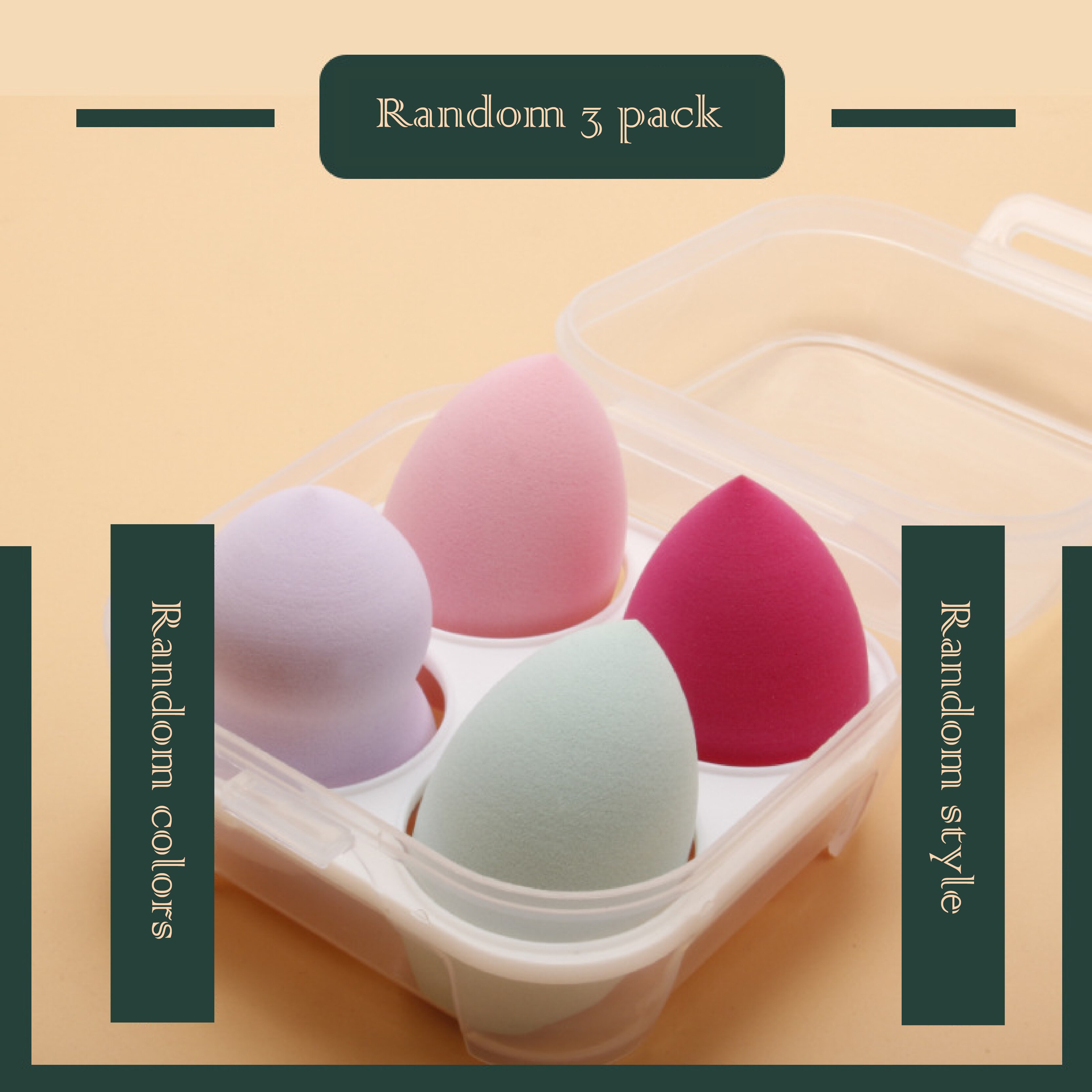 4/8pcs Beauty Egg Gourd Water Puff Makeup Egg Colorful Cushion Cosmestic Sponge Puff Wet and Dry Use Beauty Tool Set: Random 4pcs