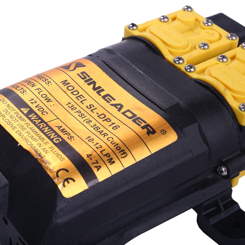 12V High Pressure Agricultural Electric Water Pump Water Sprayer Pump Mini Motor Water Pump with Adapter