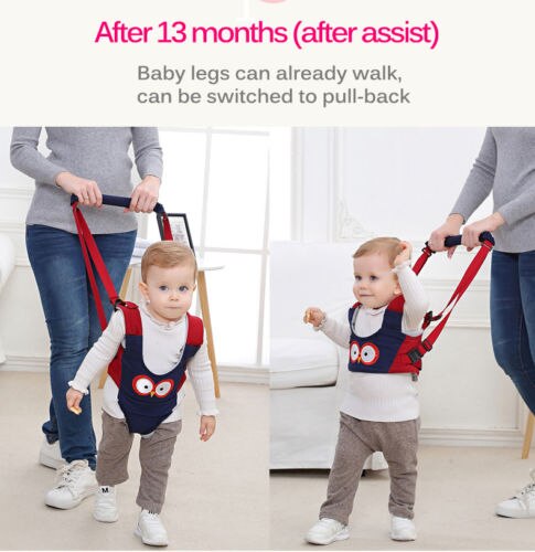 Baby småbarn gå assistent spädbarn koppel barn bälte lärande säkerhetsrem tyglar sele walker