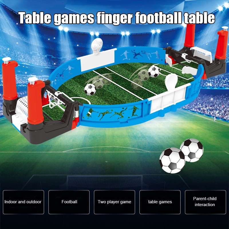 Mini Tabletop FußBall Spiel Schreibtisch Mini FußBall Tabletop Arkade Spiel Spaß freundlicher Erwachsene Tabelle FußBall EIG88: Ursprünglich Titel