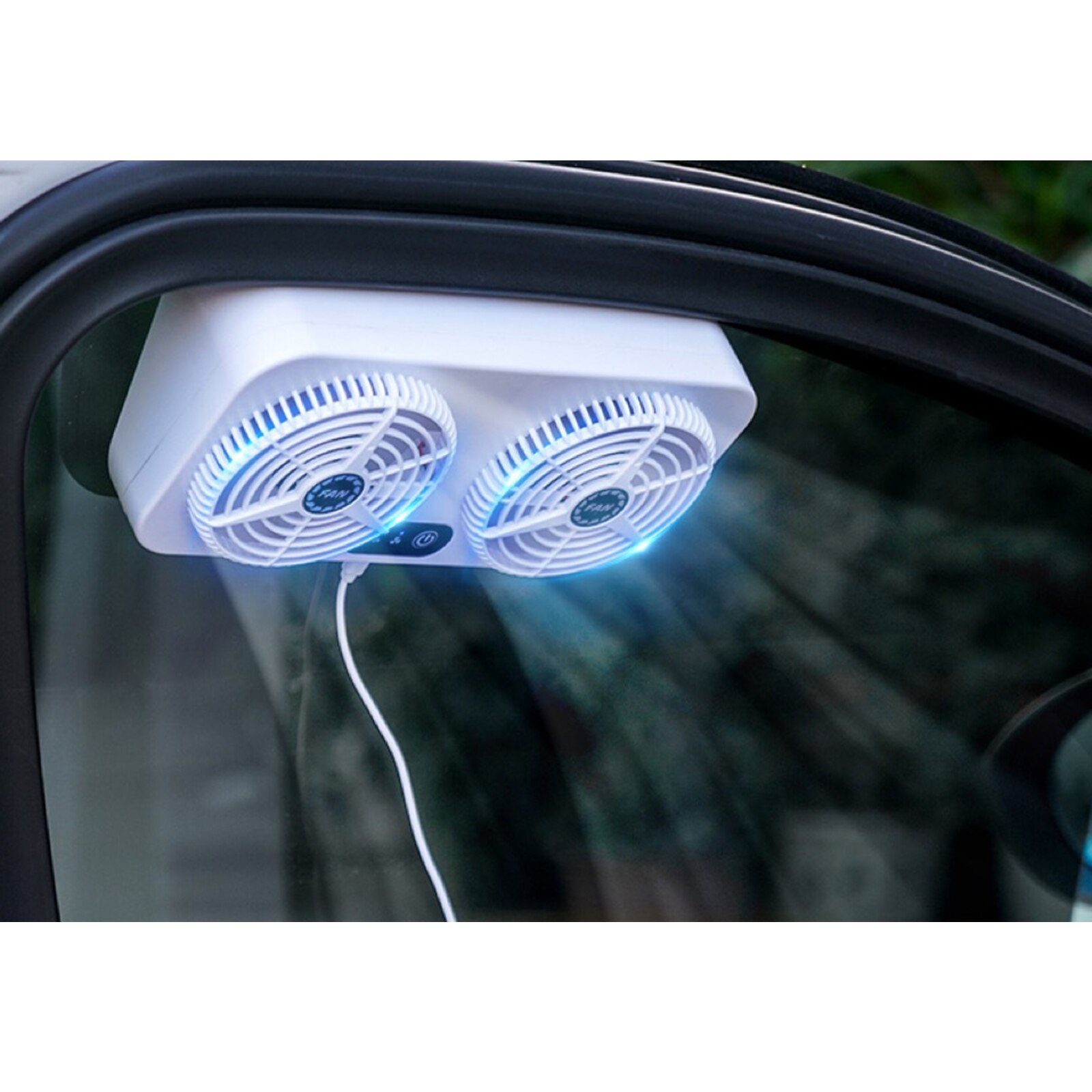 Auto Ventilator Voertuig Luchtcirculatie Ventilator Voertuig Koeling Tool Auto Ventilator Usb Opladen Ventilator Ventilator Auto Ventilatie