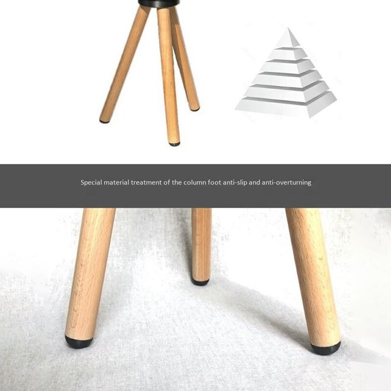 Geschikt Voor Apple Homepod Smart Speaker Base Homepod Accessoires Vaste Hoogte Speaker Massief Houten Vloer Stand-40CM