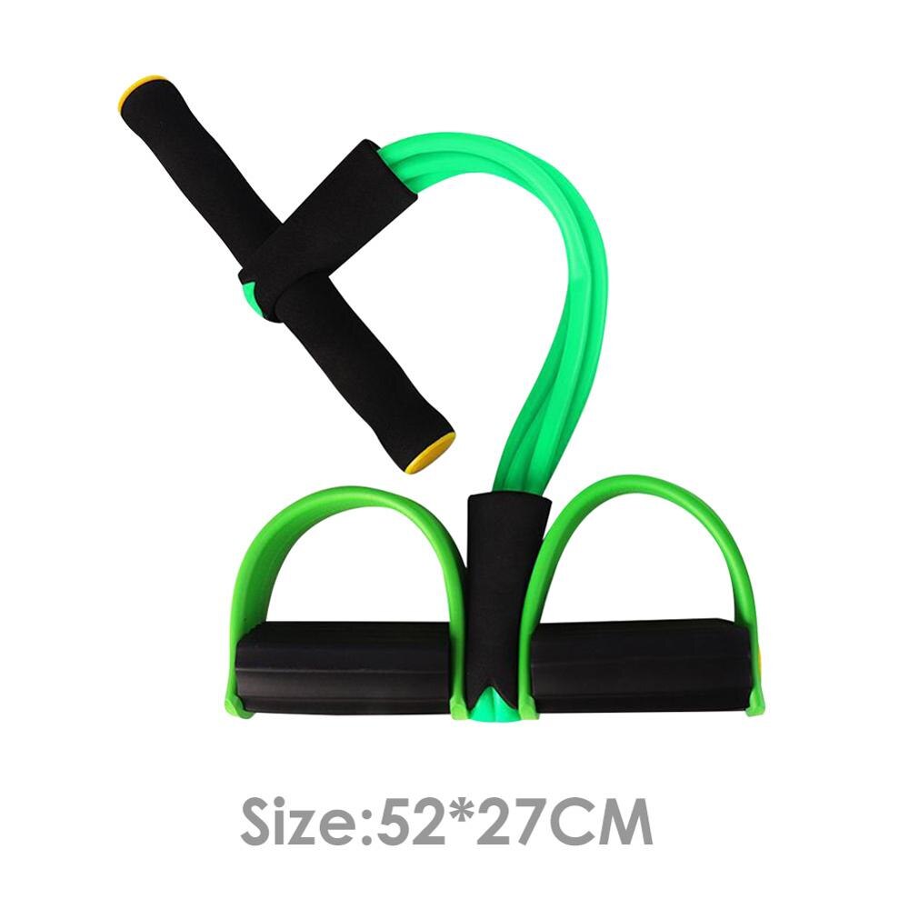 Fitness Elastische Zitten Pull Spanning Touw Oefening Thuis Yoga Apparatuur Latex Pedaal Training Gewichtsverlies Sport Sterke Vrouwen Mannen: Black Green