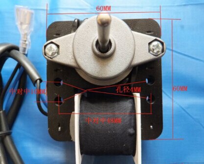 18 W silnik zwartobiegunowy YZF-2-18 zamrażarka części 0.4 grubości wału