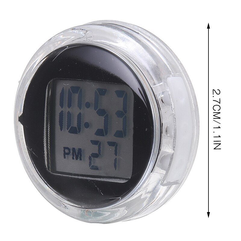 per Moto universale Moto 1PC mini orologio digitale bastone-in poi in plastica impermeabile supporto per Moto orologio Mayitr