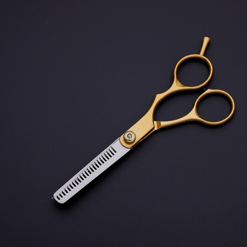 6.0 tommer 4cr hårsaks frisørsaks hårklipping saks frisørsaks salong hårsaks hårklipp: Gull tynning