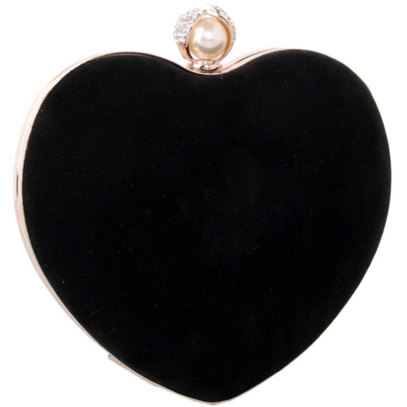 Mini Hart Vorm Clutch Bag Messenger Schoudertas Handtas Tote Avondtasje Purse, S