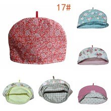 1Pc Theepot Isolatie Hoes Katoen Versierd Gedrukt Huishouden Thee Theepot Isolatie Stofkap Thee Cozies Thuis Tool Onderdelen