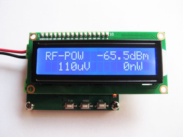 Digital RF power meter Smart measurement RF power meter 0.1~2.4GHz