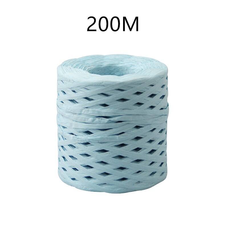 80m/200m/ rullan värinen paperiköysi raffia nauha koristenauhat karkkipakkaus scrapbooking askartelunauha hääjuhlasisustus: B -5