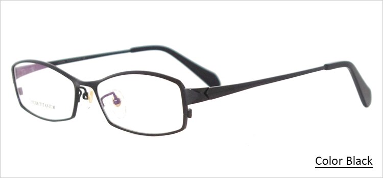 mode super licht titanium bril mannen optische oculos de grau mannen: Zwart