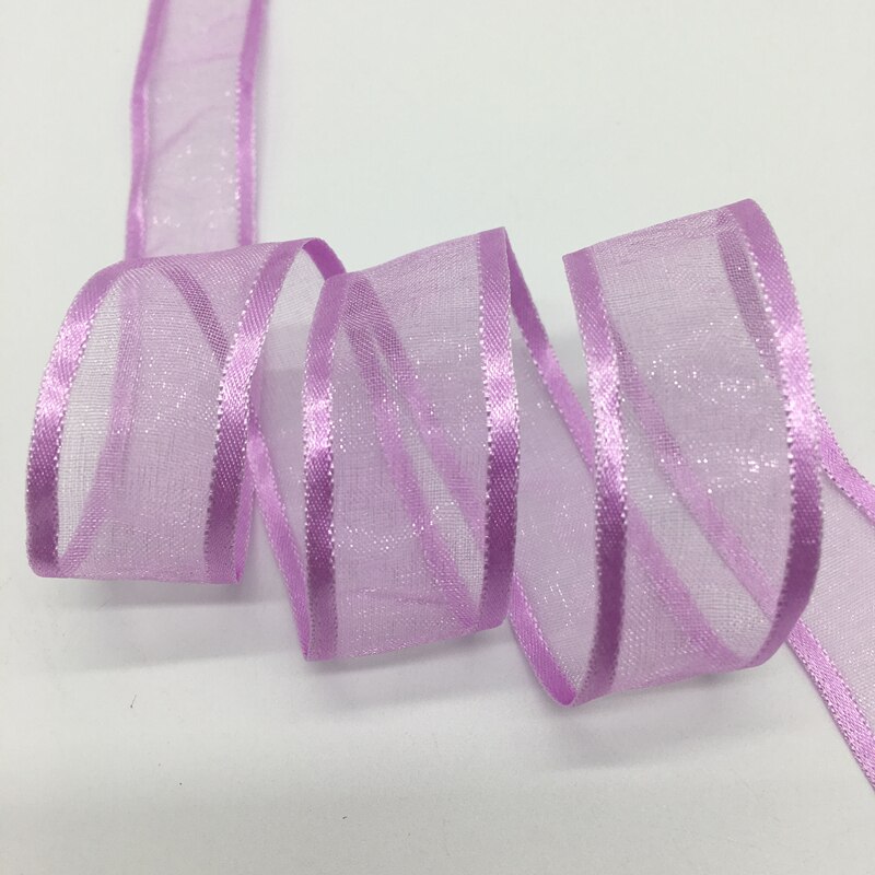 5 Meter 3/4 "(20mm) breitseite Organza Band Bogen Hochzeit Weihnachten Party Verpackung Dekoration Spitze Handwerk wählen Farben: 18