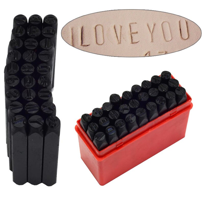Letter Stamp Punch Set Hardened Steel Metal Alphabet Letter Wood Leather Punch Tool Craft YE