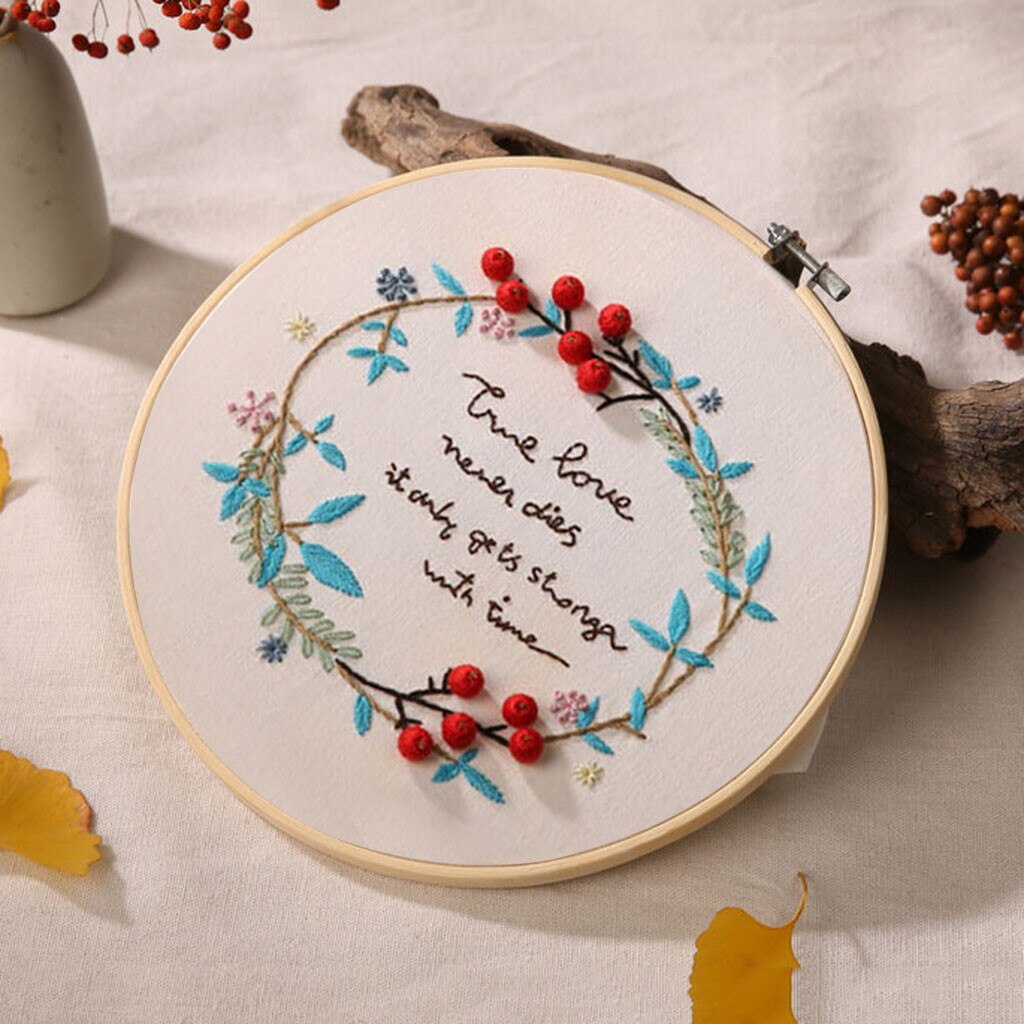 Kit de point de croix broderie 25 # bricolage | Broderie de fleurs, travaux manuels pour débutants, peinture en ruban, broderie cerlier, décoration de la maison