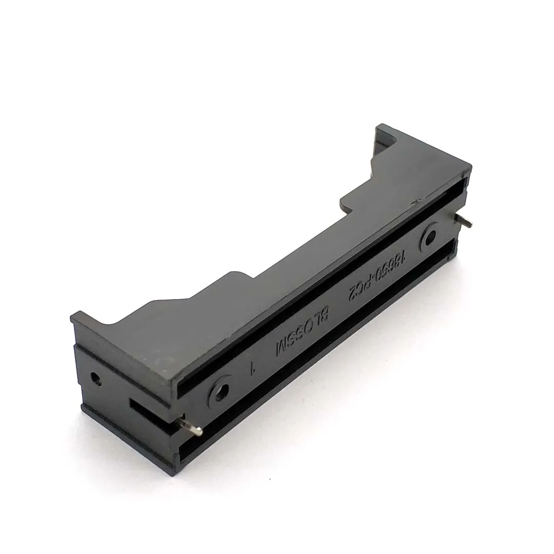 18650 powerbank-behuizingen, 1 opbergdoos voor 18650 batterijen, 1 batterijhouder met snoer, 18650 smd thm-connectoren: Wit