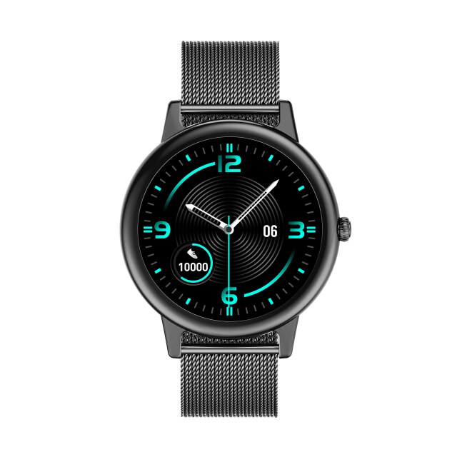 Meertalige  e10 slimme armband digitale horloge waterdichte sportcamera smartwatch hartslag bloeddruk gezondheidsmonitor: Zwart staal