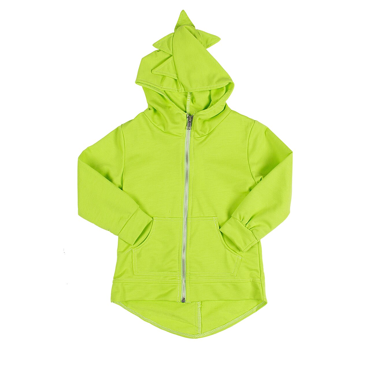 Småbarn barn pojke kläder pojkrock söt dinosaurie dragkedja sweatshirt hoodies tecknad träningsoverall vår höst 1-7t kläder: Grön / 1 to 2 t
