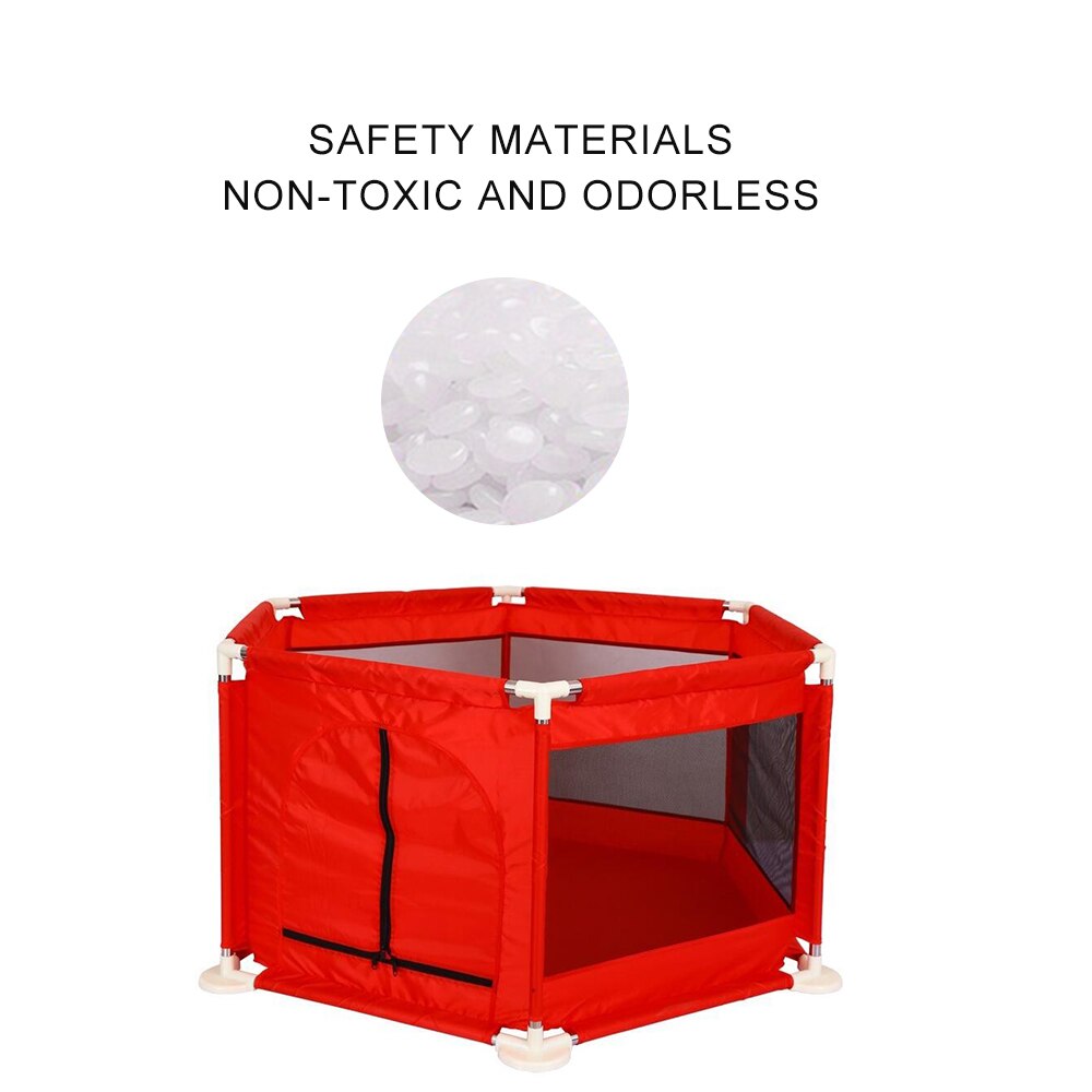 Draagbare babybadje kinderbox opvouwbare babyomheining kinderbox kinderveiligheidsbarrière plastic ballenbak babybedomheining