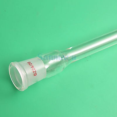 200mm 19/26 Joint Lab Air Borosilicate Glass Condenser Tube Pipe Distillation
