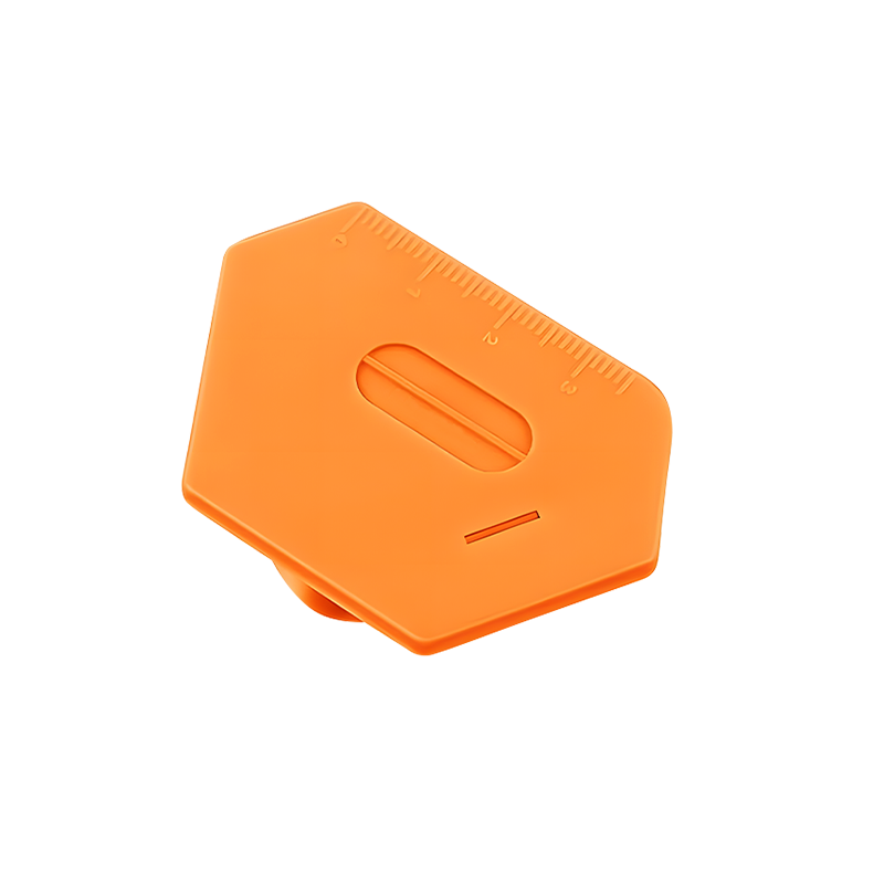 Magnetische naadgeleider Naaimachine Veelhoekige magnetische naadgeleider Anti-curling Positioner Accessoires voor huishoudelijke naaimachines: M / Light Grey