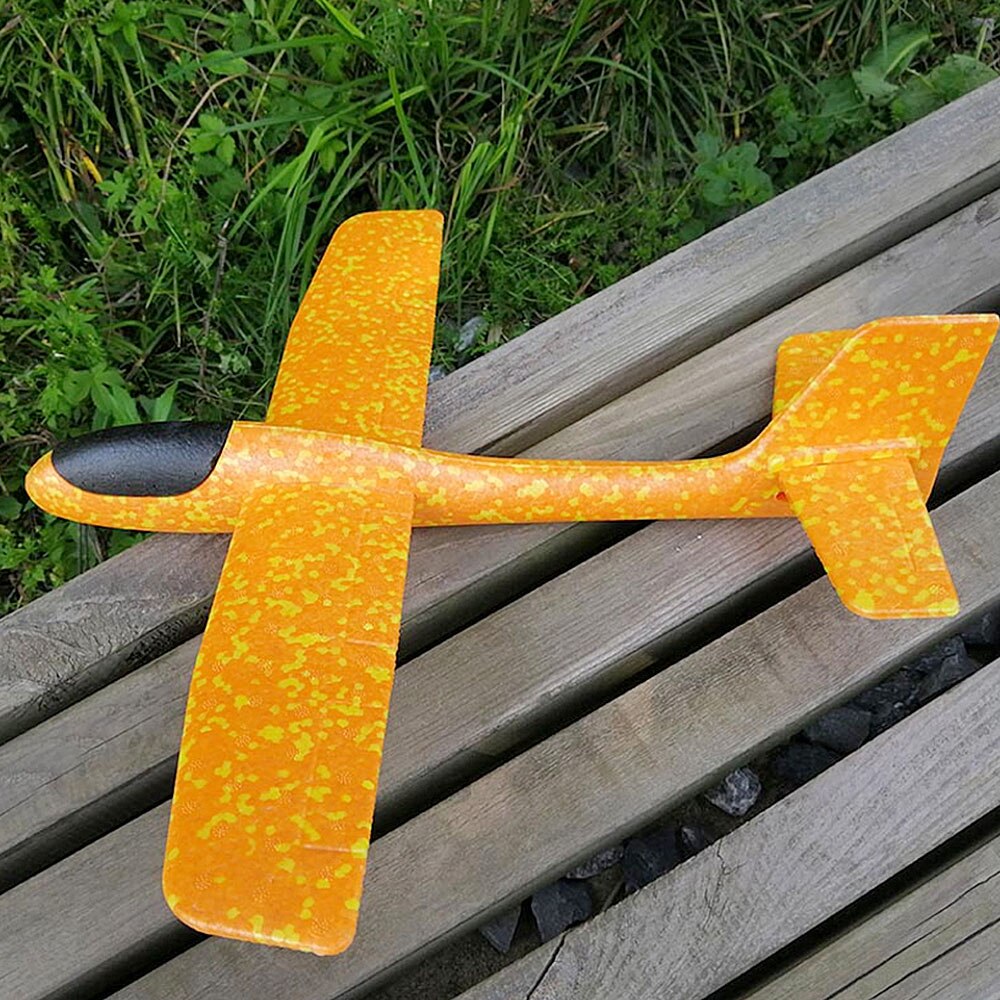 48CM DIY Werfen Segelflugzeug EPP Schaum Flugzeug Hand Ich bin Freien Sport Fliegen Spielzeug für freundlicher